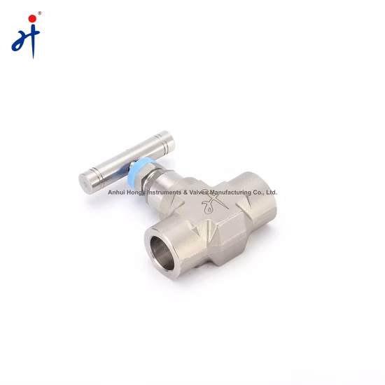 A solda de extremidade SS316 de alta pressão 10000psi de aço inoxidável forjou a válvula de agulha