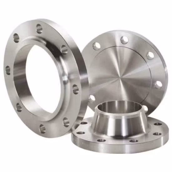 JIS ASME En1092 DIN GOST BS B16.5 ANSI Uni SABS SS304 316L de aço inoxidável com pescoço de solda